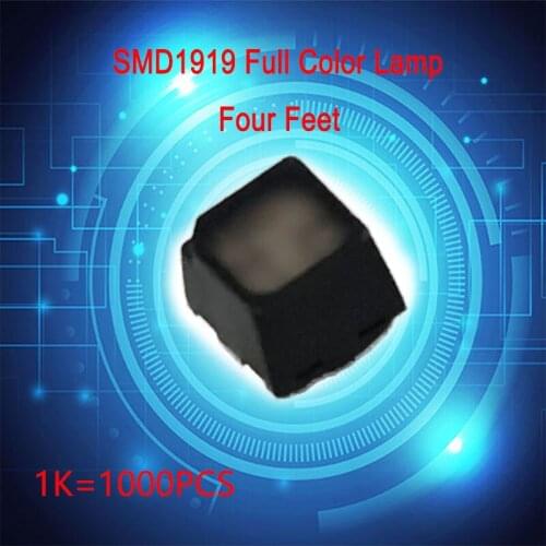 1000 pcs ,SMD1921 full color LED lamp of four feet used for LED display maintenance，Outdoor RGB components for display