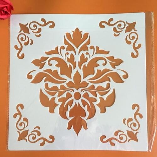 30 * 30cm Mandala Geometry DIY Layering Stencils Wall Painting Scrapbook Coloring Embossing Album Decorative Template for walls