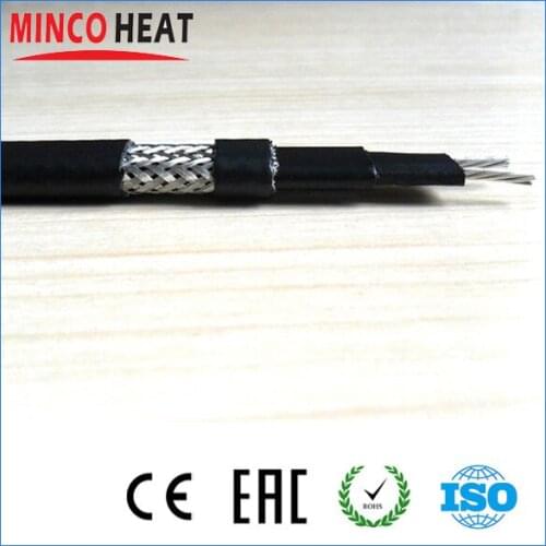 5m 220V Water Pipe Freeze Protection Self Regulating Heating Cable Width 14mm Heating Wires