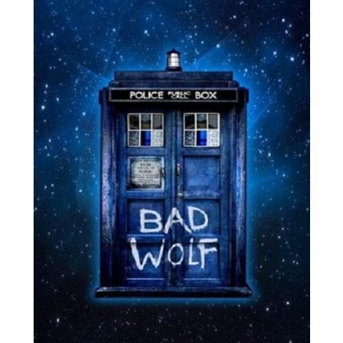 5D DIY square/round Diamond Painting Doctor Who Phone Box Cross Stitch Diamond Embroidery Pattern Rhinestone