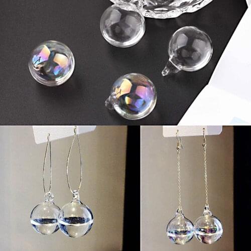 DIY accessories, accessories, materials, crystal, transparent glass, water polo earrings, earrings
