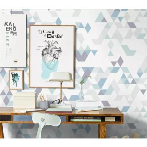 Beibehang Custom wallpaper 3d photo mural simple geometric background wall living room bedroom mural papel de parede wallpaper