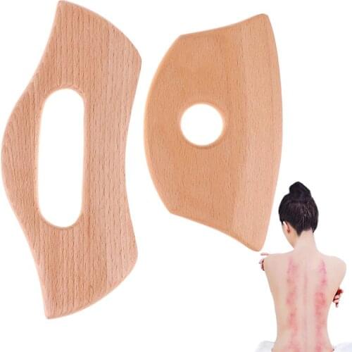 Wooden Slimming Guasha Massage Board Gua Sha Scraper Body Massage Therapy Tool