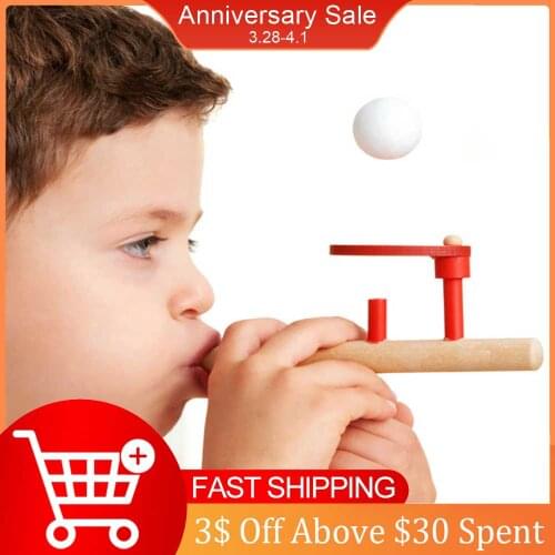 Children Toys Balance Blowing Ball Fun Gadgets Classic Bernoulli Theorem Principle Gadgets Family Foam Ball Floating Game Gifts