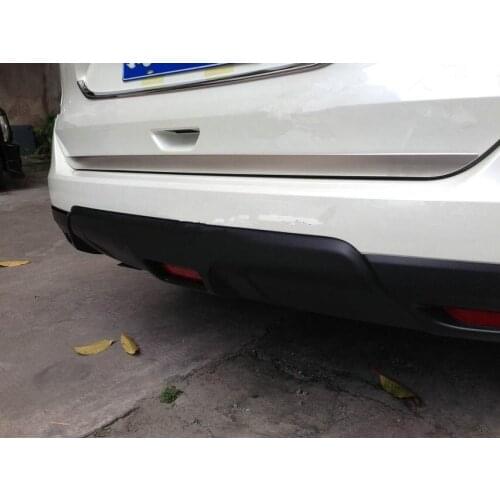 For Nissan X-trail T32 2015 2016 2017 2018 Stainless Steel Rear Trunk Trim lid Cover Tailgate Door Tail Gate Cover Car Styling
