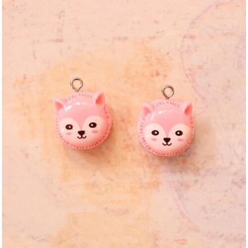 Fox burger With Hook Charms For Slime DIY Polymer Filler Slime Accessories Toys Lizun Modeling Clay Kit For Children