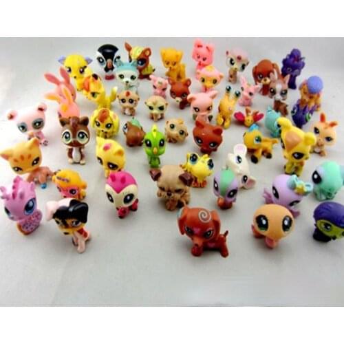 Hasbro Little Pet Shop LPS Mini Doll Kawaii Q-Version Bulk Pack Model Anime Figures Favorites Collect Ornaments
