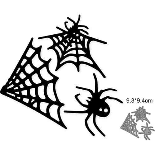 AILIDA metal cutting dies cut die mold Halloween Spider Web decoration Scrapbook paper craft knife mould blade punch stencils