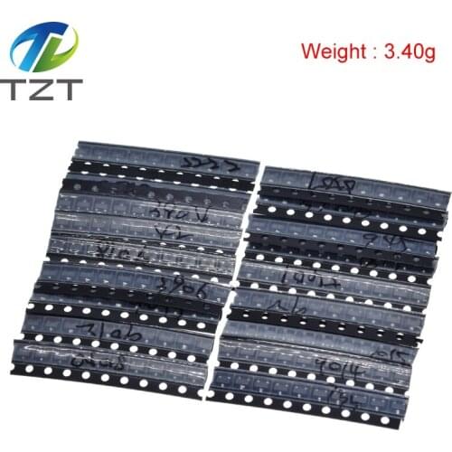 Transistor Assorted Kit (SOT-23) 18kinds*10pcs=180pcs 2N2222 S9013 S9014 S9015 S9018 S8050 S8550 5551 5401 2N3904 2N3906 C1815