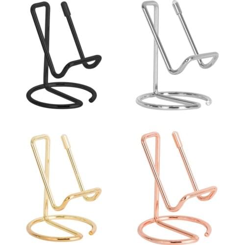 For Office Desktop Memo Photo Note Clip Organizer Phone Stand Creative Iron Business Name Card Holder Business Card Display Rack