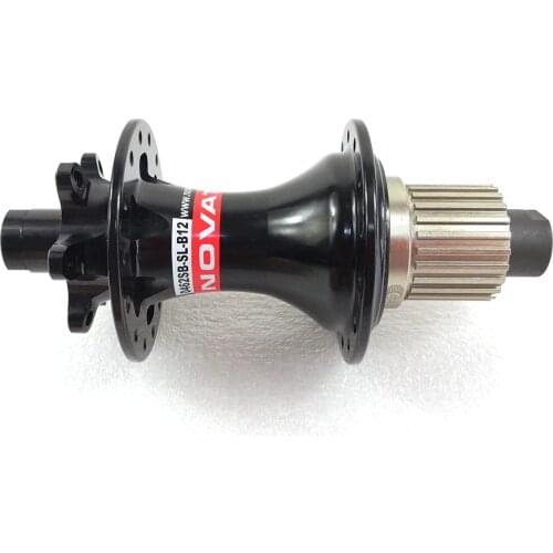 Novatec D462SB-B12 BOOST rear hub MS Microspline 12v cassette body 28h 12x148mm TA J hook disc cube Micro spline MTB back hub