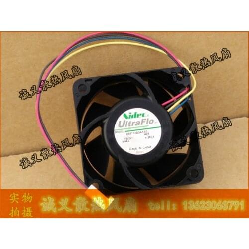 Free Shipping Original NIDEC H60T12BGA7-07 60X60X25MM 6025 60mm DC 12V 0.94A winds of 4-wire pwm cooling fan