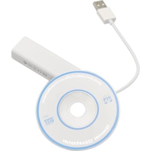 Professional USB to RJ45 3 Ports USB 2.0 Ethernet RJ45 Wired LAN Network Card Hub Adapter for Mac for Android 802.11n External