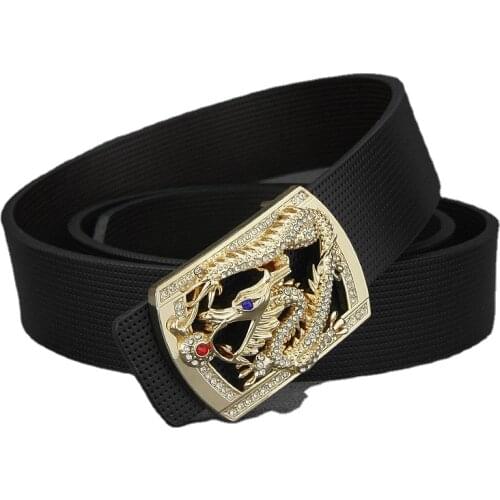 New Mens Belts Leather Smooth Buckle White BeltsBoys Leather Belt Designer Belts Men High Quality 3.3cm