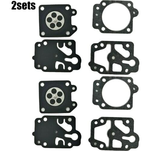 2 Set Carburettor Repair Kit Membrane Set For Carburetor Brush Cutter Trimmer BT3342 For Shark M25 Garden Tool Accessories