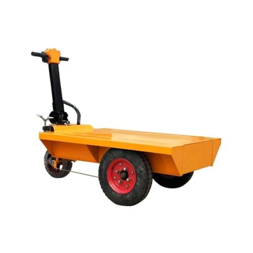 Construction machinery, electric hand-push flatbed truck, site pull brick tricycle, flatbed tricycle pull brick, cargo truck