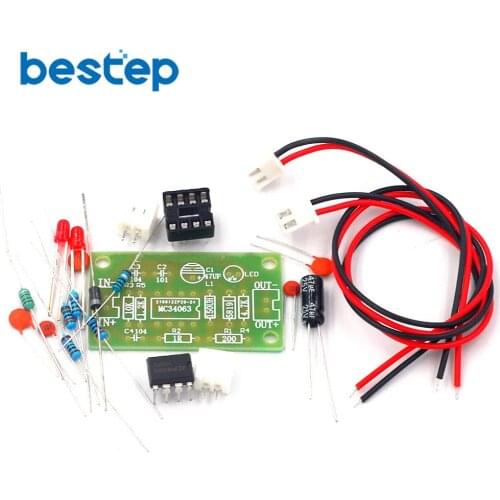 Welding practice) 5V liter 12V booster board Boost module electronic production MC34063A kit DIY parts