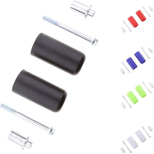 1 Pair Universal No Cut Frame Crash Sliders Protector Kit for Motorcycle