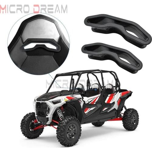 2x UTV Harness Pass-Through Seat Frame Bezel Insert Black for Polaris RZR XP1000 / XP1000 Turbo RZR 1000 S RZR 900 XC General