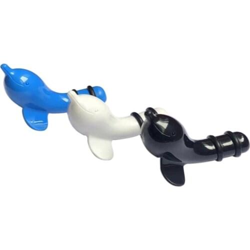 50pcs/lot Cute Dolphin Shape Red Wine Bottle Stopper Beer Corkscrew Plug Cap Home Bar Tool 3 colors