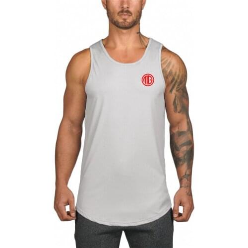 Brand Clothing Fitness Summer Workout Mesh Tank Top Men Musculation Gym Bodybuilding Singlets Sleeveless Shirt Quick Dry Vest