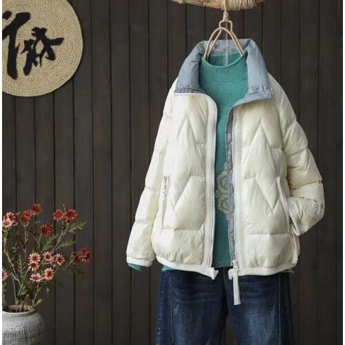 Женские теплые пуховики Fafallduo China At AliExpress