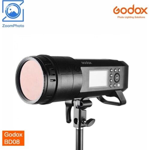 Godox BD08 (BD-08) Honeycomb Grid Set Barn Door With Color Filter For Godox AD400Pro Outdoor Flash