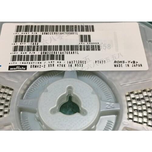 GRM32ER61A476KE20L SMD MLCC 1210 47uF(476) ±10% 10V Ceramic Capacitor GRM32EC81E226KE15L SMD MLCC 1210 22uF(226) ±10% 25V Cera
