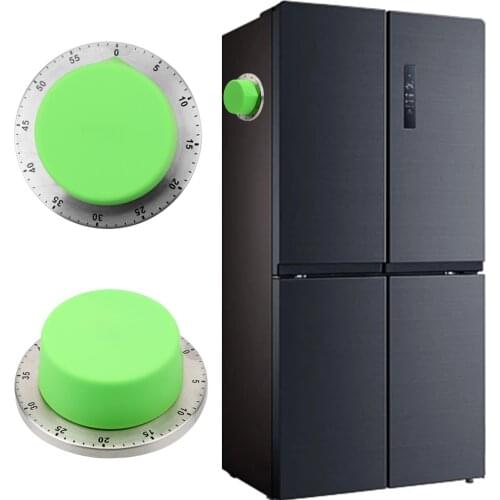 Kitchen Timer Clock 60 Minutes Kitchen Timer with Magnetic Base Kitchen Gadgets Cooking Tools Stainless Steel Kitchen Timer