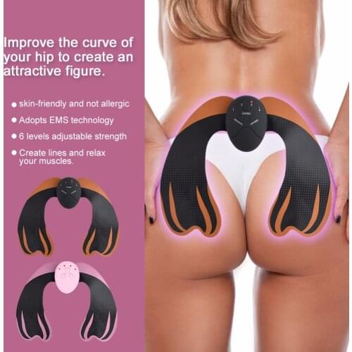 6 Modes EMS Hip Trainer Muscle Stimulator Buttock Lifting Massage Machine Abs Fitness Butt Lift Toner Female Sexul Tool Sex Toys