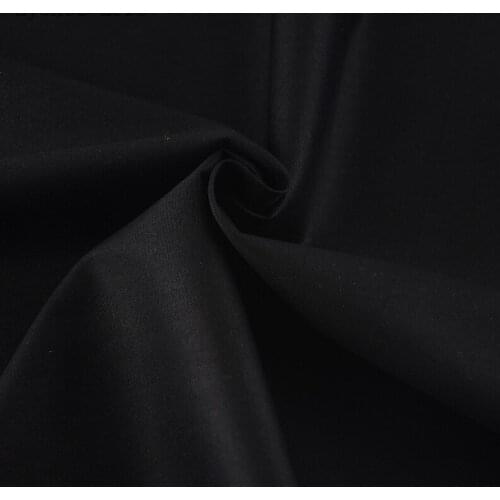 Lychee Life 40x50cm Black Color Cotton Tissue Fabric Home Textile Material Sewing Cloth Telas For Diy Dress Making