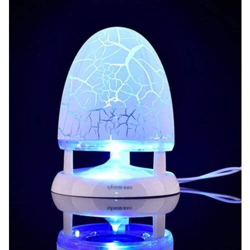 Crack Glare Version USB Laptop Speaker 13CM Creative Light Single Small Stereo