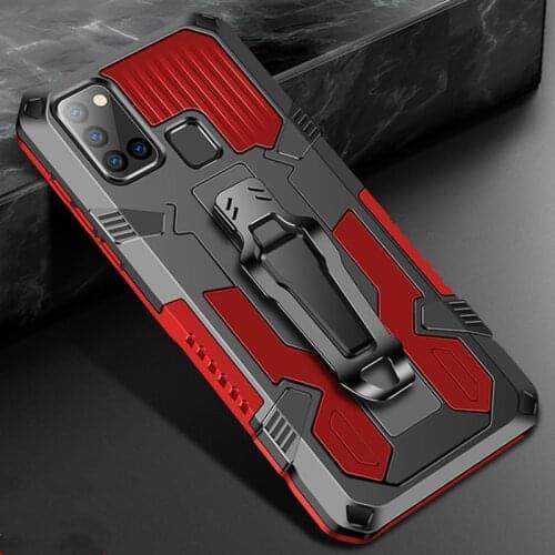 Luxury Shockproof Case For Samsung Galaxy A21S A20 A30 A10 A40 A50 A70 A20S A30S A70S A21 A1 Armor Stand Holder Belt Clip Covers