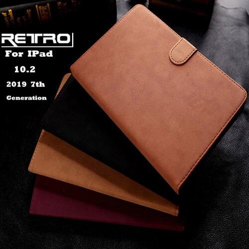Coolaxy Scrub Leather Smart Case For IPad 10.2 Case Wakeup/Sleep Cover Case For IPad 2019 Case For IPad 7th Generation Case