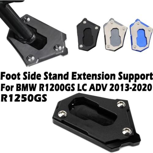 Motorcycle Kickstand Foot Side Stand Extension Pad Support Plate For BMW R1200GS LC 2013-2020 R 1200 GS LC Adventure R1250 GS