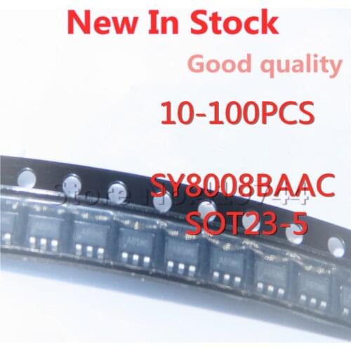 10-100PCS Quality 100% SY8008B SY8008BAAC SY8008 AB*** SOT23-5 PWM synchronous step-down DC-DC chip In Stock New Original