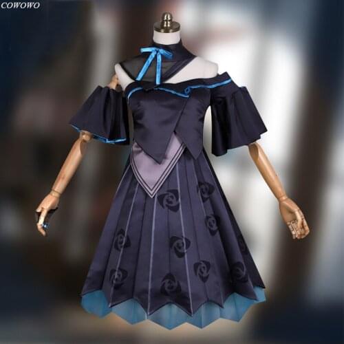 Anime! Arknights Amiya Game Suit Celebration Time Elegant Dress Uniform Cosplay Costume Halloween Party Role Play Outfit Women