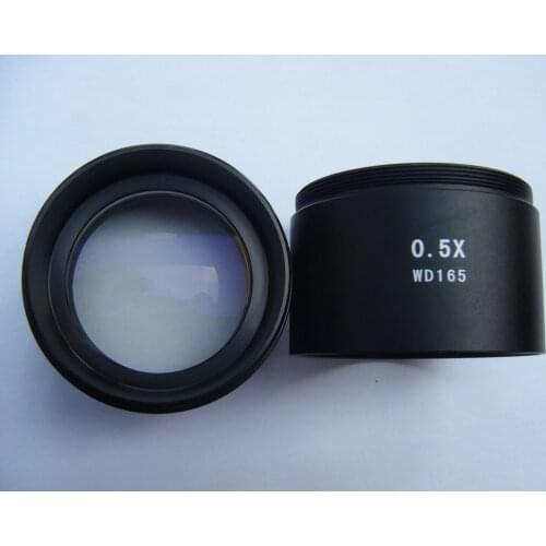 Stereomicroscope 0.5X Auxiliary Objective Reduce The Mirror Magnifying Mirror Large Working Distance