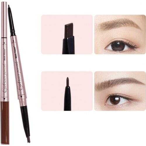 Eyebrow Pencil Double Ended Microblading Waterproof Lasting Fine Sketch Brow Tattoo Smooth Pen Makeup