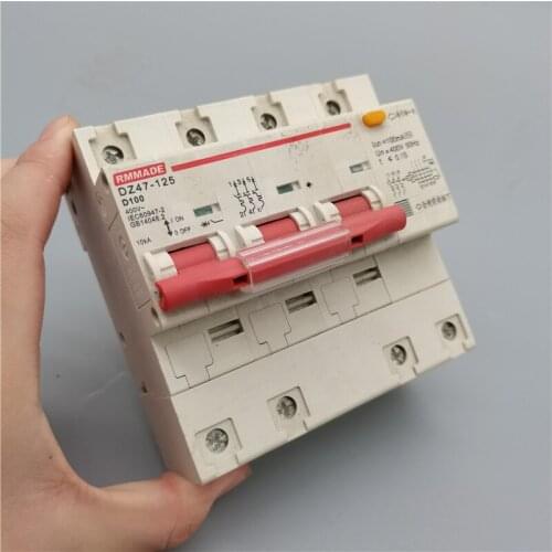 Dz47LE-125 Three-phase Four Wire Leakage Protector 3P + N Vacuum Circuit Breaker Air Switch 63A 80A100A 125A
