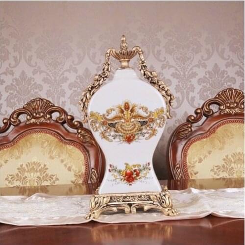 Crack ceramic clock European household sitting room adornment clock when furnishing articles Creative fashion table clock