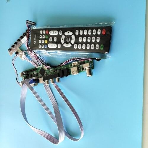 Kit for LTN156AT24-L01/W01/P01/801 1366x768 40pin TV VGA AV Audio LCD Screen Remote HDMI LVDS Controller Board USB panel Display