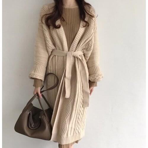 LIBIELIY Women's Knitted Coats