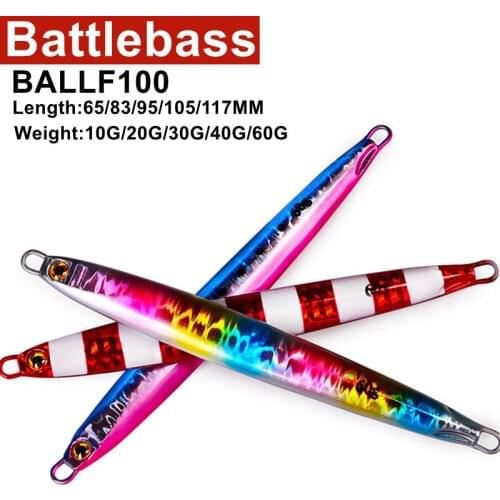 1PC Metal Jig Fishing Bait Slow Jig 10G-20G-30G-40G-60G Lead Fish Fishing Lure Artificial Hard Winter Ice Jigging Lure Hooks