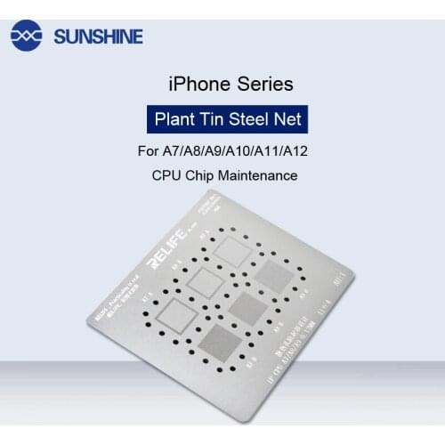Multifunctional Repair Steel Mesh Comprehensive Tin Planting Net For IPHONE A7/A8/A9/A10/A11/A12 CPU Chip Maintenance