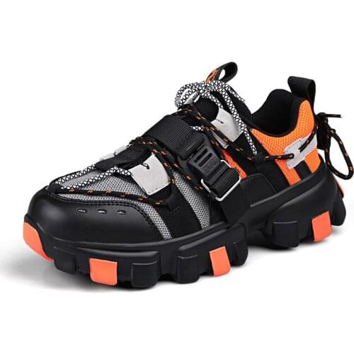 Men Running Shoes For Men Blade Dad Chunky Sneakers Male Athletic Shoes Outdoor Comfortable Laser Walking Sports Footwear