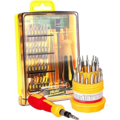 32 In 1 Screwdriver Set Precision Mini Magnetic Screwdriver Bits Kit Phone Mobile IPad Camera Maintenance Tool Repair
