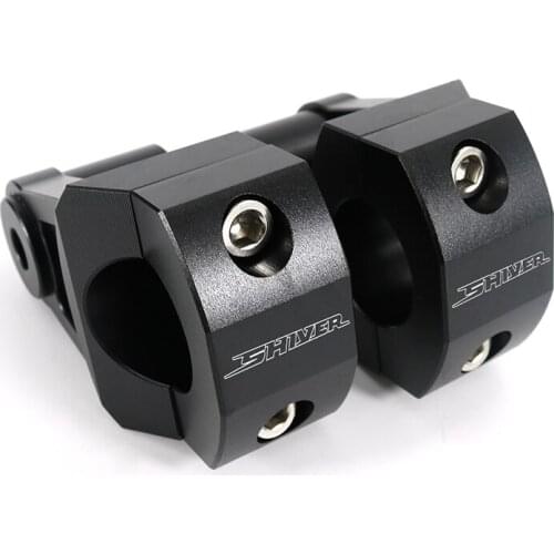 Motorcycle Handlebar Riser Fit For 28mm Handlebars Clamp Fit For Aprilia Shiver 2008 2009 2010 2011 2012 2013 2014 2015-2018