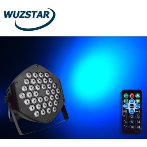 WUZSTA LED Full Color Par Lighting RGB 3W Lamp Spot Light Beads Suitable for Mobile DJ Disco Party Night Club Dance Floor