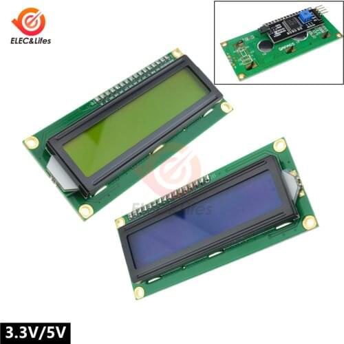 PCF8574T IIC I2C Serial Expansion Board 3.3V/5V LCD1602 1602 LCD Module Lcd Screen 16x2 Character LCD Display Module For Ardunio